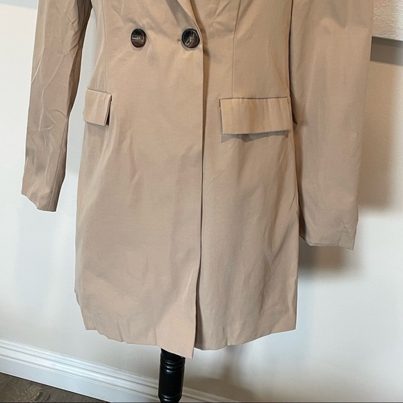 Pretty Little Thing Camel Blazer Dress Tan Size 8 NWT. - Picture 3 of 11